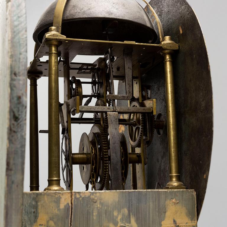 An 18th century rococo longcase clock.