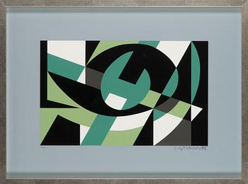 Lars-Gunnar Nordström, 'Green triptych II'.