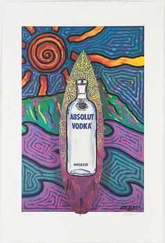 ABSOLUT STATEHOOD, 1992 - 1993. Mapp med 51 st litografier, signerade och numrerade 25/400.