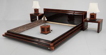 295. A Paolo Barracheli, 'Roman Deco' six pieces bedroom suite, ca 1980.