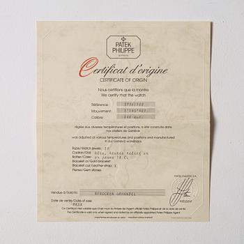 PATEK PHILIPPE, Genève, Golden Ellipse, "Jumbo", armbandsur 31 x 35,5 mm,