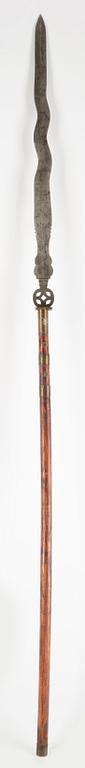 STÅNGVAPEN, orientaliskt, 1800/1900-tal.