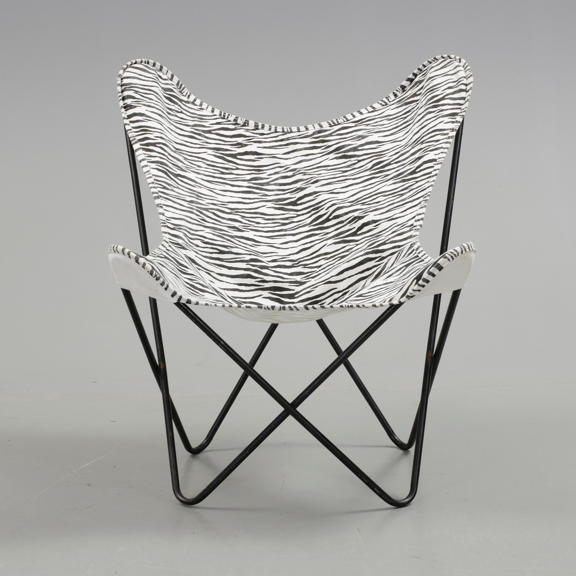 FLADDERMUSFÅTÖLJ, s.k Butterfly Chair, 1900-talets mitt - andra hälft.