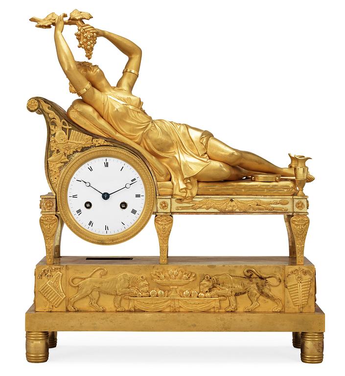 A French Empire early 19th Century mantel clock.