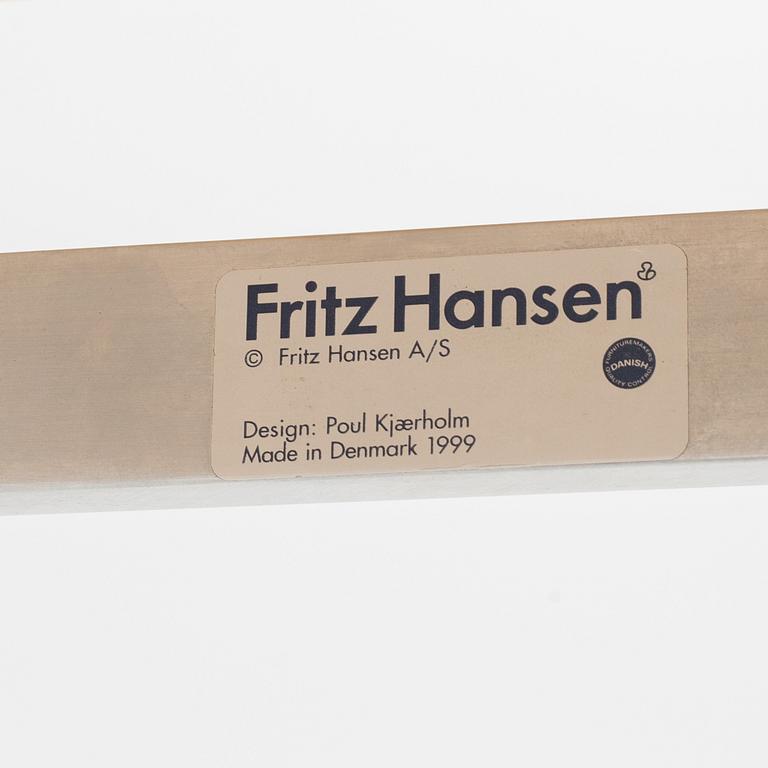 A Poul Kjaerholm "PK-55" table from Fritz Hansen, Denmark.