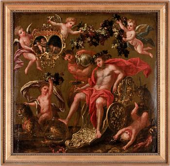 OKÄND KONSTNÄR. Olja på duk, 1700-tal.