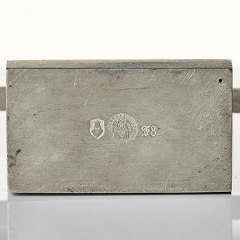 Nils Fougstedt, a pair of pewter candelabra model "A 1047", Firma Svenskt Tenn, Stockholm 1932.