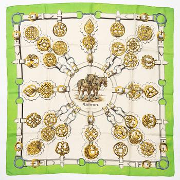 Hermès, scarves, 2 st, "Cuivreries" & "Dies et Hore"/"Astrologie".