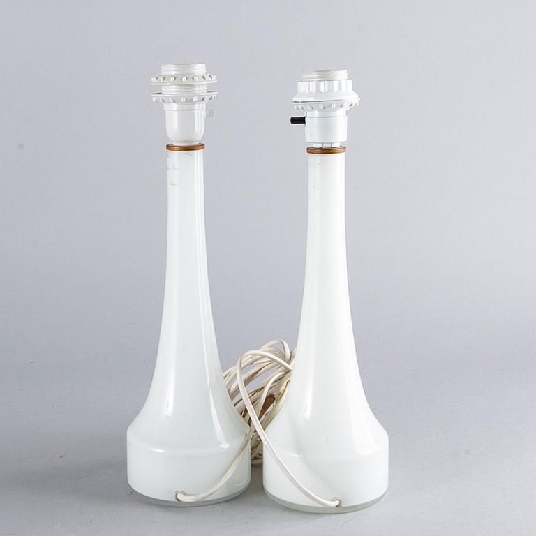 A PAIR OF TABLE LAMPS, second half of the 20th century.