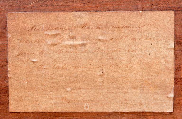 SAMUEL COOK, tillskriven, akvarell, England. 1800-tal.