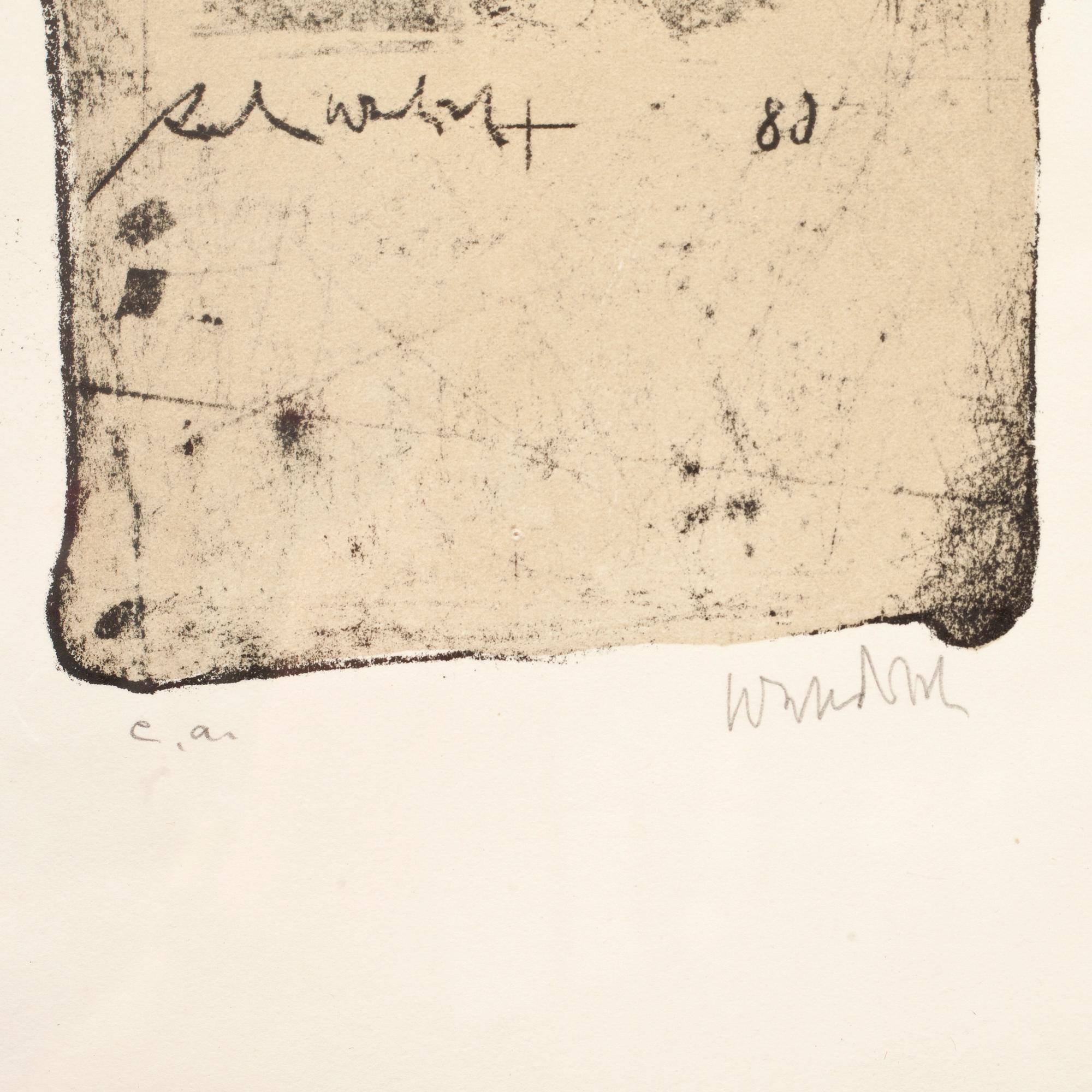 PAUL WUNDERLICH, färglitografier, 2 st, signerade, numrerade 13/100 respektive e.a.