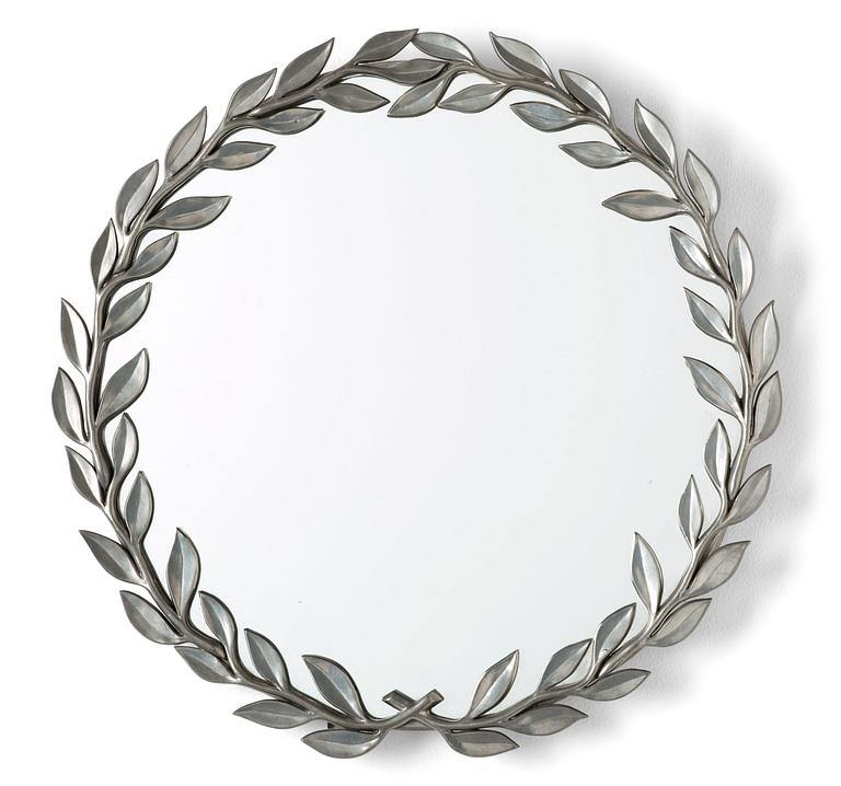 Estrid Ericson, a pewter framed mirror, Svenskt Tenn, Stockholm 1946.