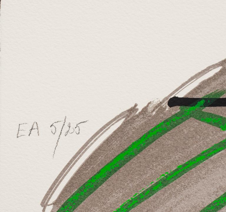 CARL FREDRIK REUTERSWÄRD, färglitografi, ej signerad, numrerad EA 5/25.