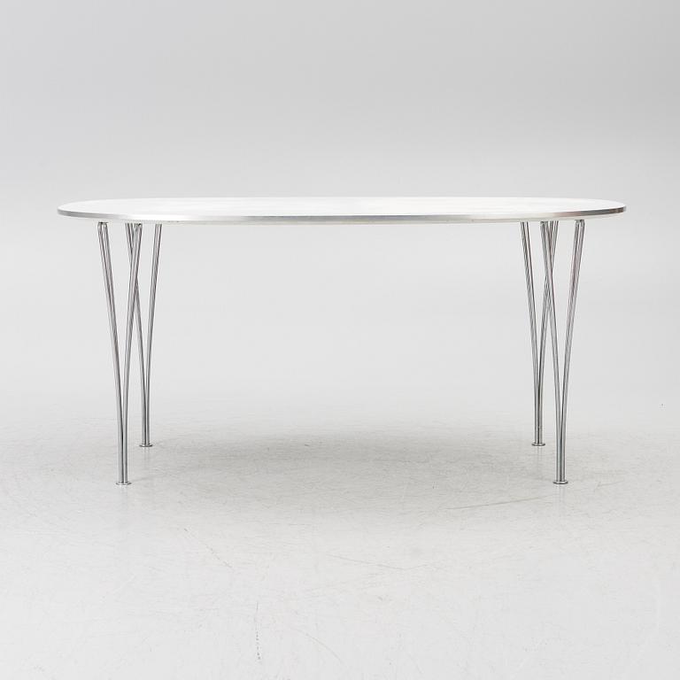 Bruno Mathsson & Piet Hein, dining table, “Superellips”, Fritz Hansen, Denmark, 1988.