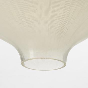 A glass ceiling light, Scandinavia, mid 20th Century.