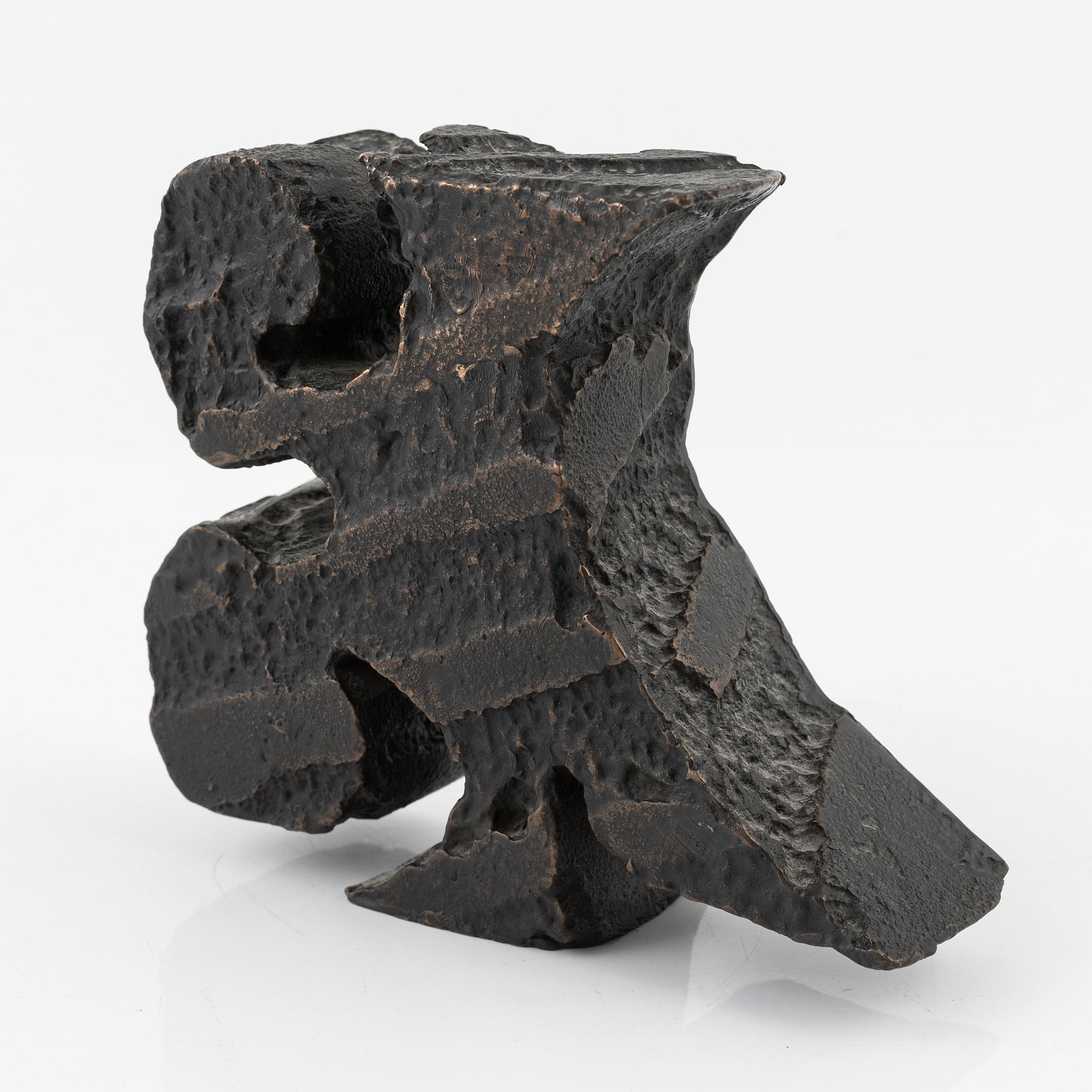 Carl-Fredrik Reuterswärd, skulptur, brons, signerad 50/99.