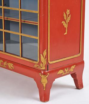 Carl Malmsten, a Swedish Grace showcase cabinet, cabinetmaker Albin Johansson, Stockholm, for Villa Kvikkjokk, 1928.