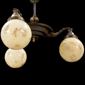 A mid 1900s ceiling light.