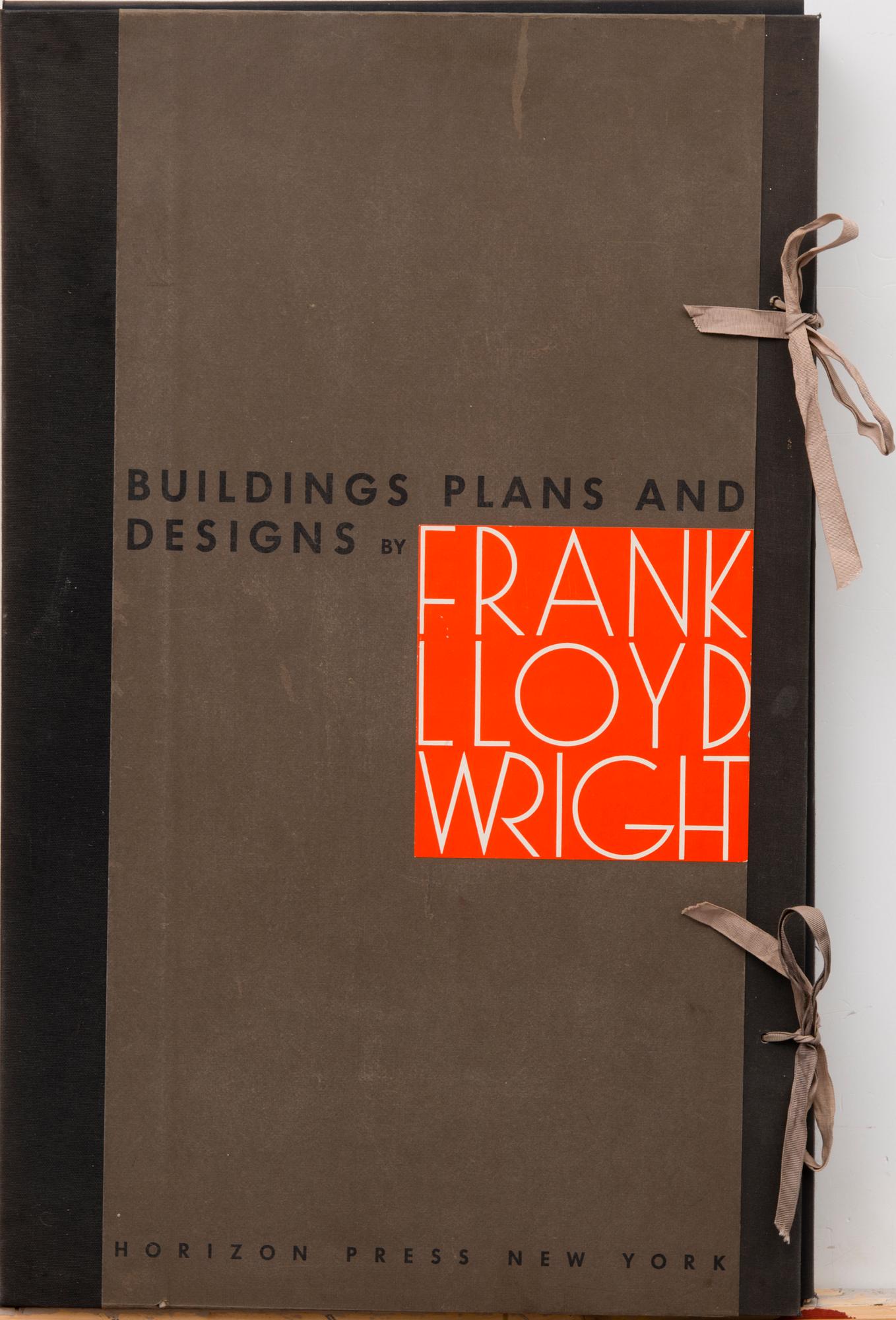FRANK LLOYD WRIGHT, portfolio, Buildings, Plans, and Designs. New