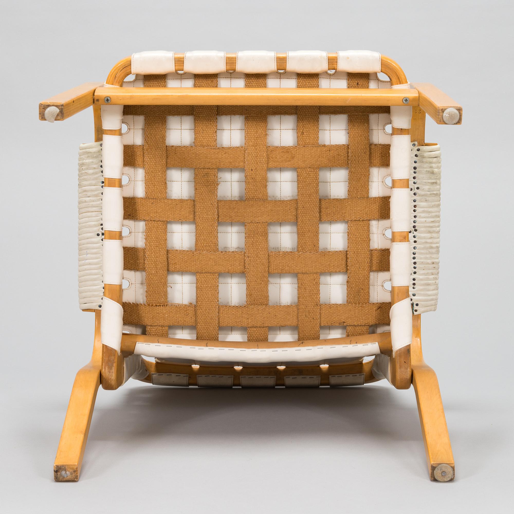 Alvar Aalto, a late 20th century '45 armchairs for Artek.