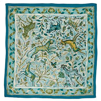 839. HERMÈS, a silk scarf, "Pavements".