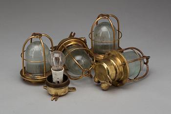 FARTYGSARMATURER, 4 st, snarlika, 1900-tal.