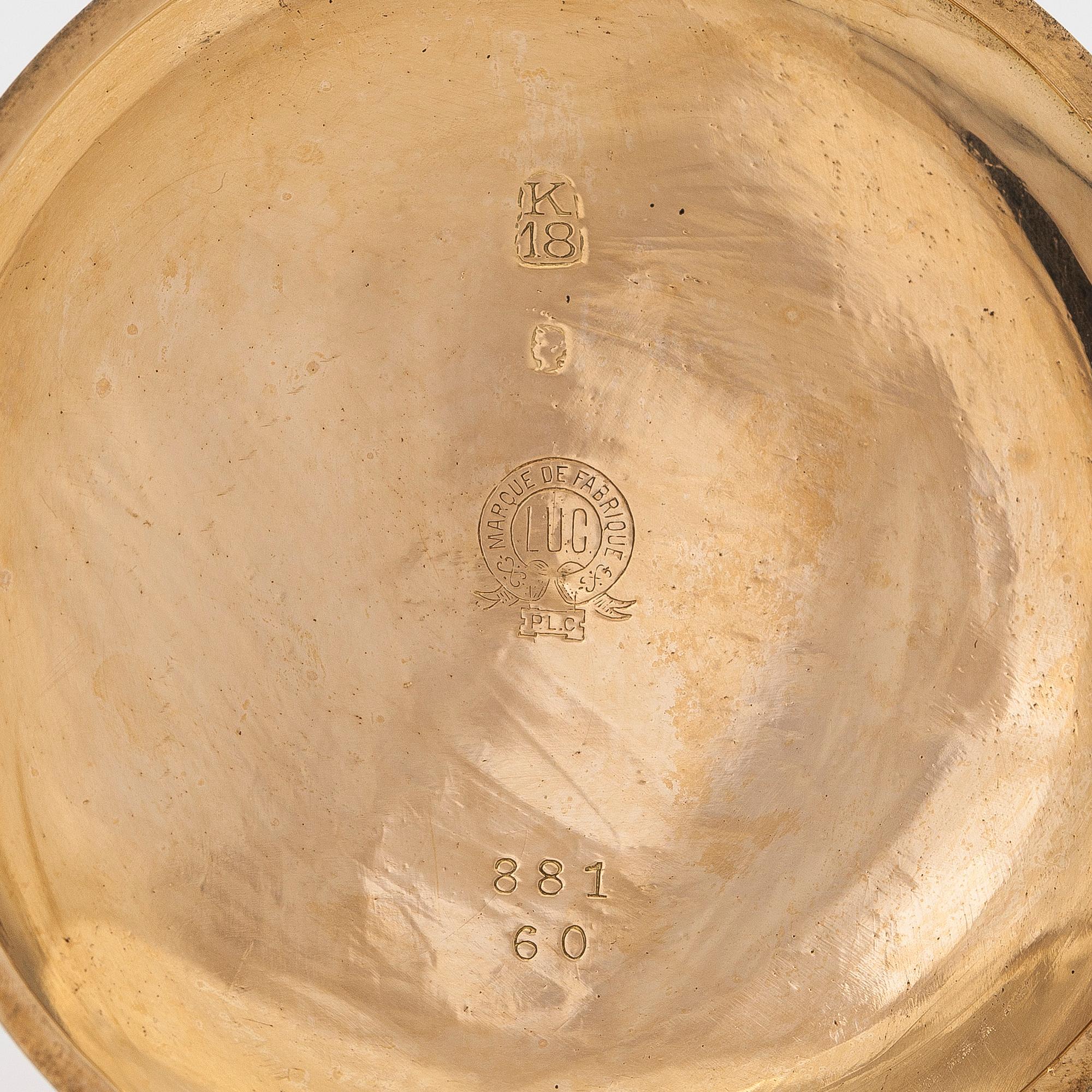 L.U.C. (Louis-Ulysse Chopard), taskukello, savonette, 51,5 mm.