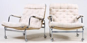 KARMSTOLAR, ett par, "Karin", Bruno Mathsson.