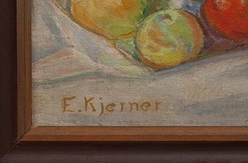 ESTHER KJERNER, olja på duk, signerad.