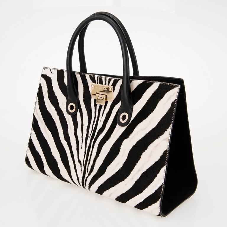 JIMMY CHOO Zebra Shopper.