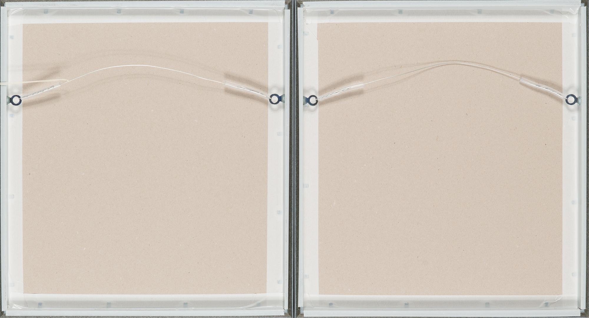 Leonhard Lapin, serigrafi, 2 st, signerade och daterade 1999, numrerade 3/21.