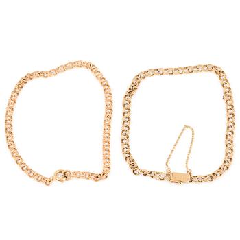 ARMBAND, 2 st, Bismarcklänk.