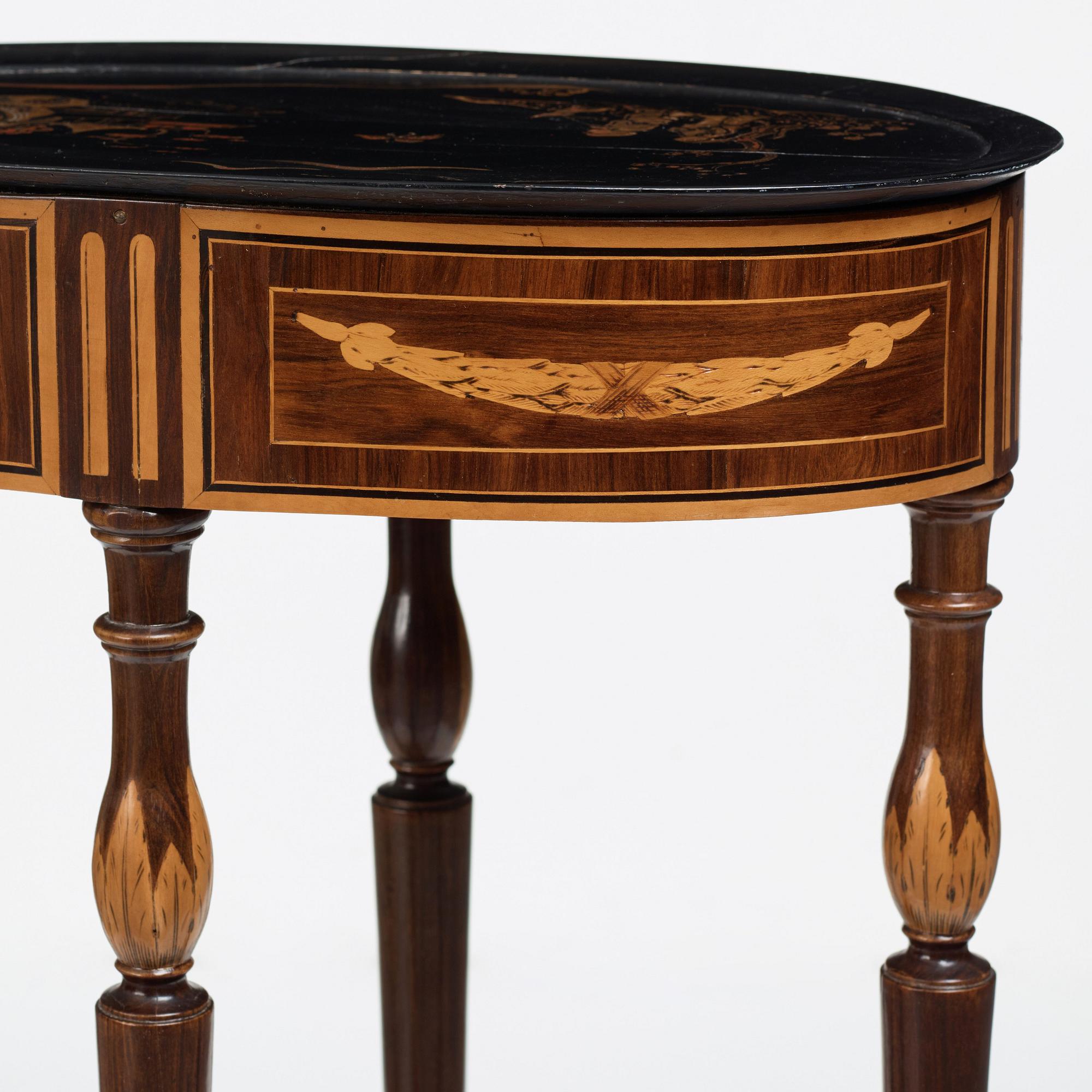 BORD, av Georg Haupt (mästare i Stockholm 1770-1784), ej signerat, Gustavianskt.