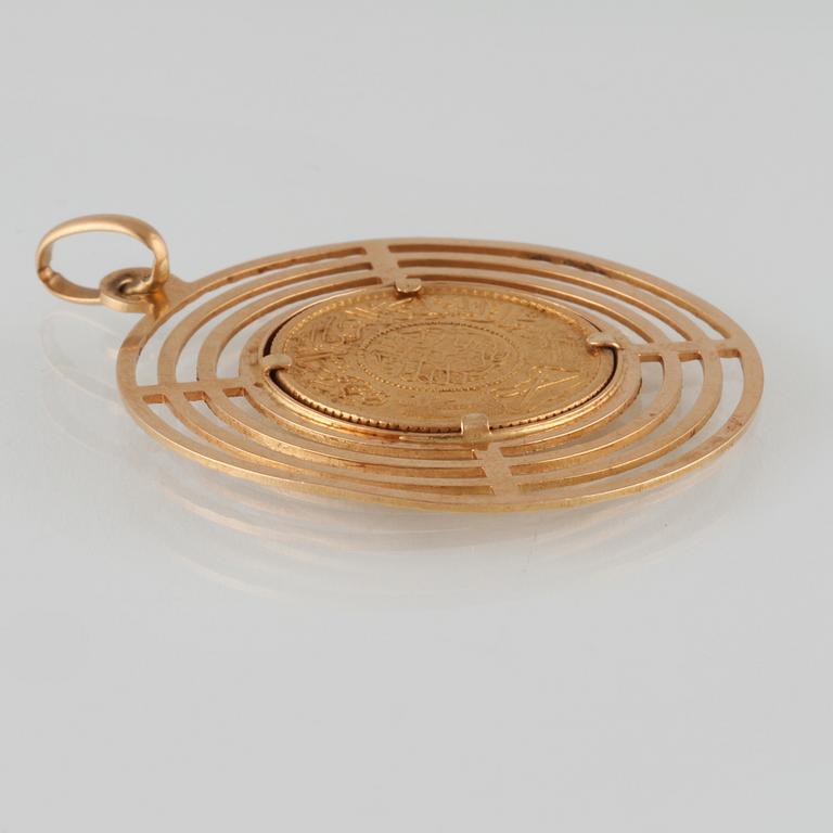 MYNT, 1 Riyal, Saudiarabien/ United Kingdoms, 1900-talets första hälft. Vikt 15,3 gram.