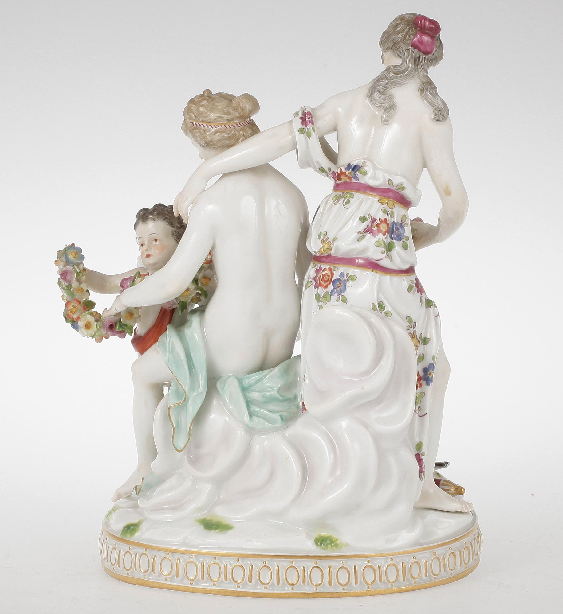 FIGURIN, porslin, Meissen, Tyskland, tidigt 1900-tal.