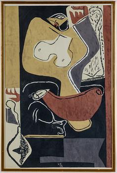 LE CORBUSIER,(after), lithograph in colours. Signed in the print.