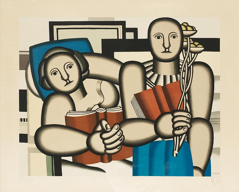 Fernand Léger (Efter), "La lecture".