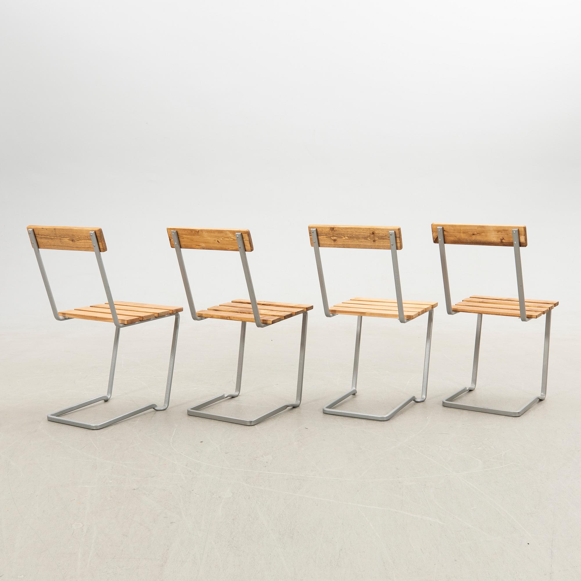 Garden chairs, 2+2 pcs, Grythyttan, second half of the 20th century.