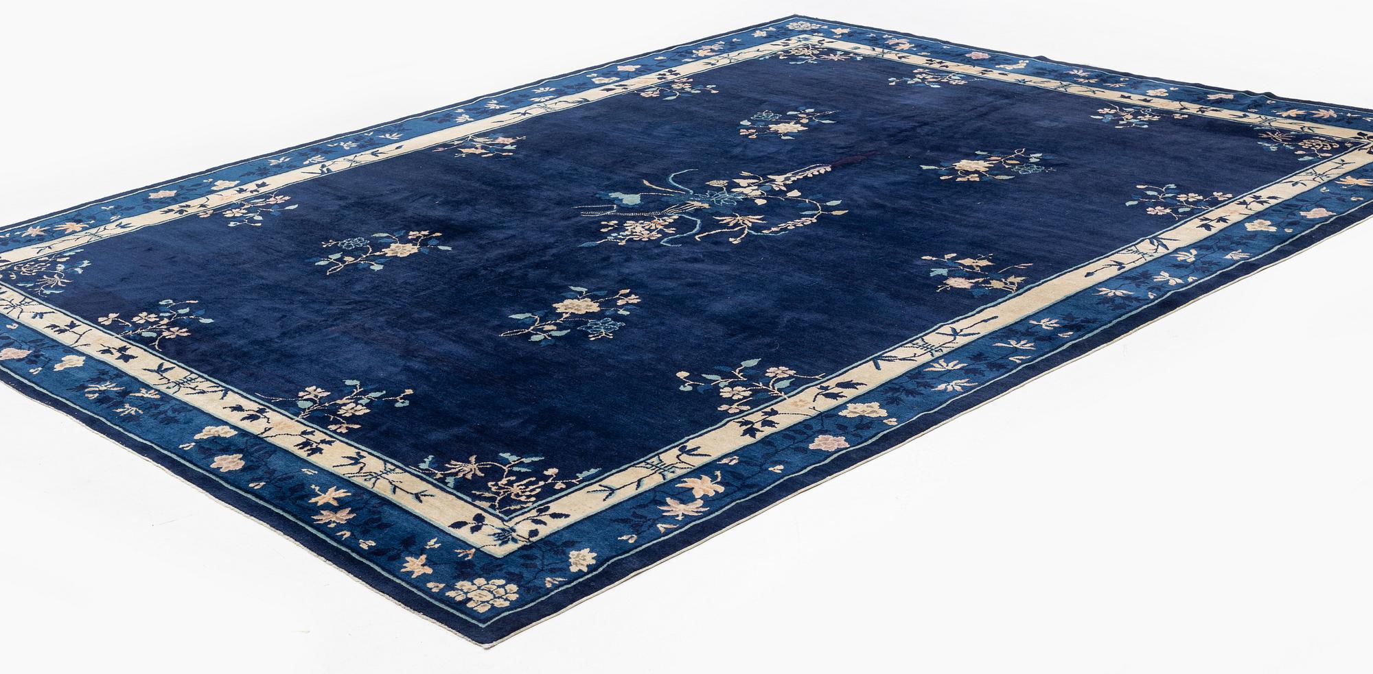 An antique Peking (Beijing) , North China, c 354 x 272 cm.