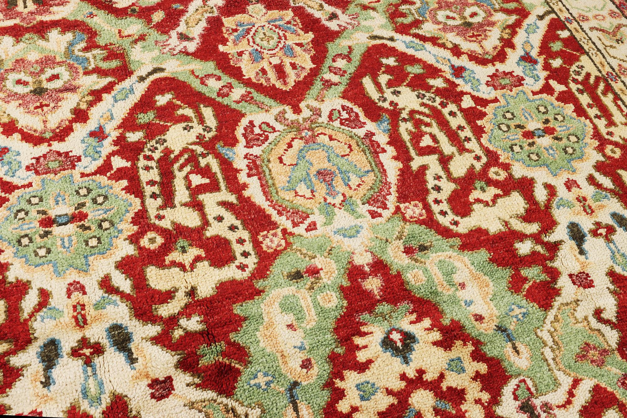 A Mamluk carpet, c. 316 x 242 cm.