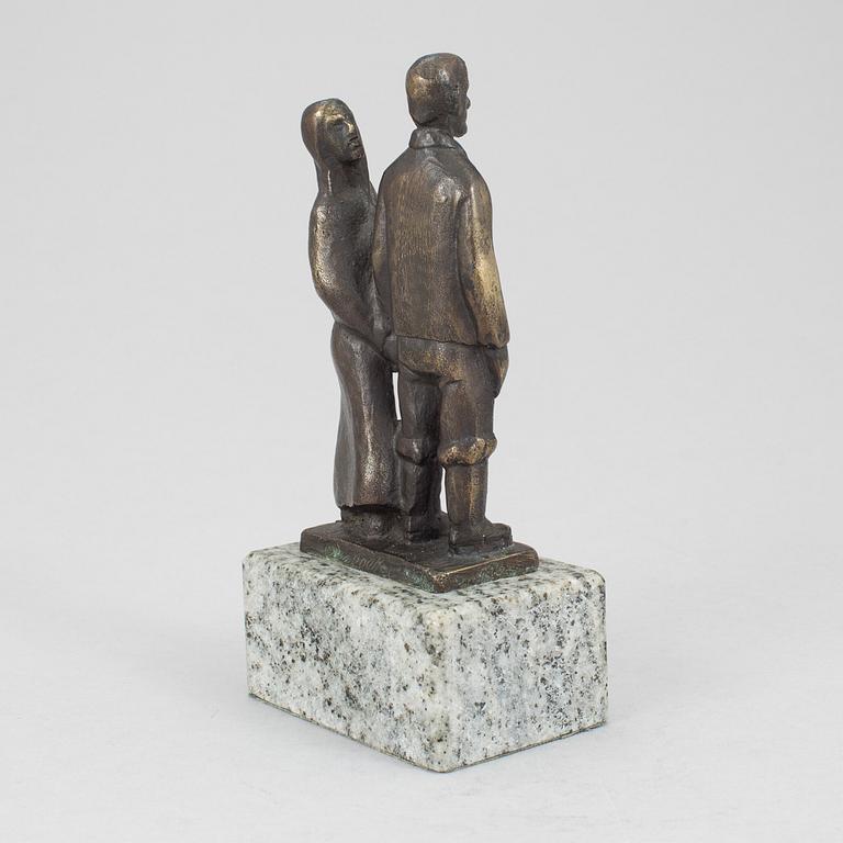 AXEL OLSSON, skulptur, brons, signerad.