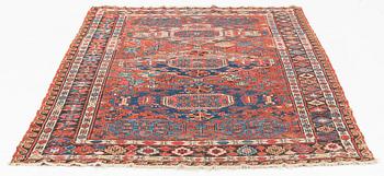 An antique Soumak carpet, East cucasus, ca 184 x 124 cm.