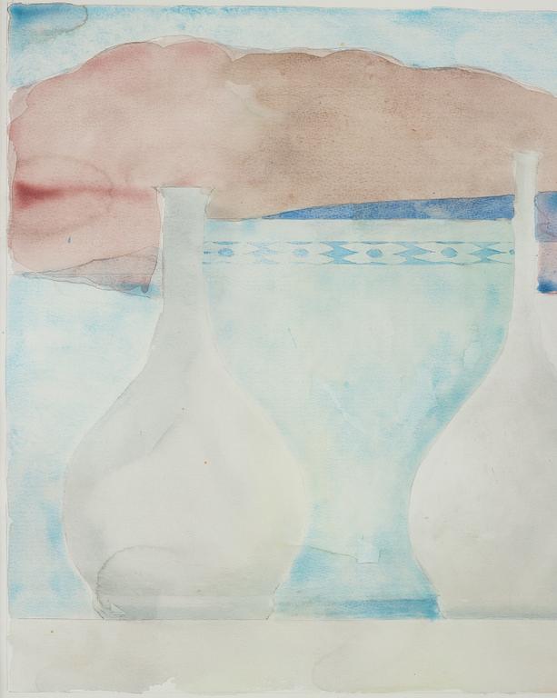 Philip von Schantz, water colour. Signed and dated -88.