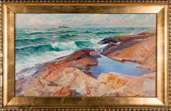 MIKAEL STANOWSKY, oil on canvas, signed.