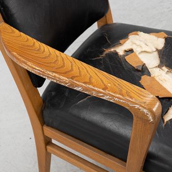 Carl Malmsten, eight armchairs, model "Riksdagen", 1940s. Provenance The Swedish Parliament, designed 1940.