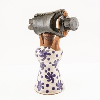 Lisa Larson, a signed stoneware figurine Gustavsberg.