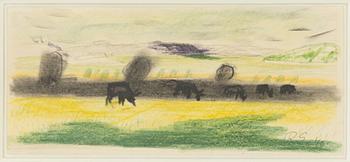 Ragnar Sandberg, pastel, signed and dated -40.