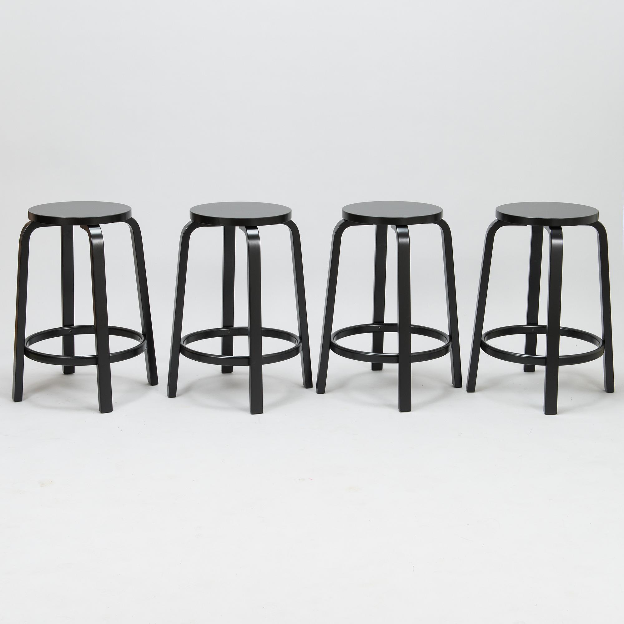 ALVAR AALTO, BAARIJAKKAROITA, 4 kpl, malli 64, Artek 2013.