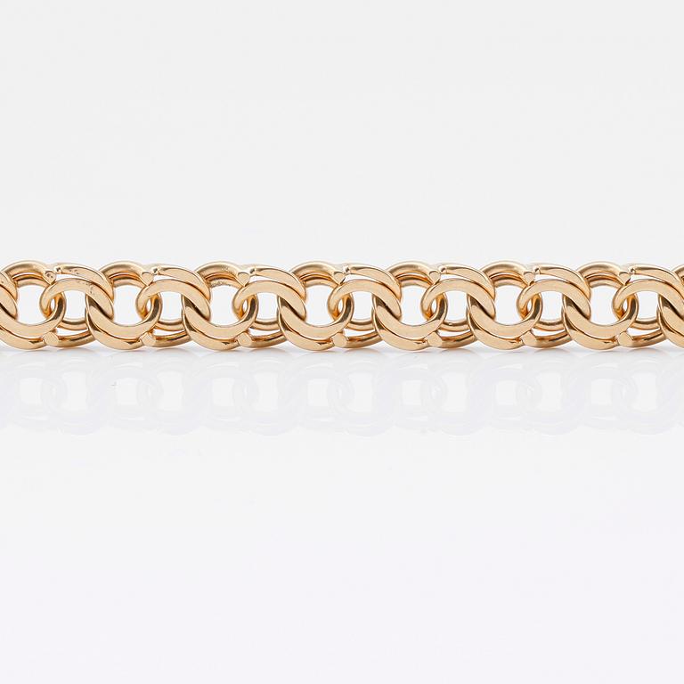 ARMBAND, 18K guld, svenska stämplar, 1971. Vikt ca 25 g.