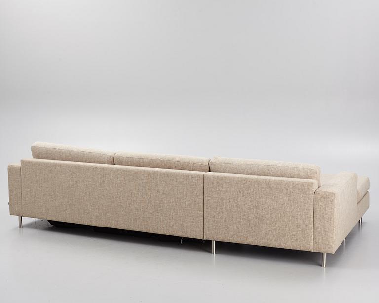 Glismand & Rüdiger, a 'Scandinavia' sofa with ottoman, Bolia.